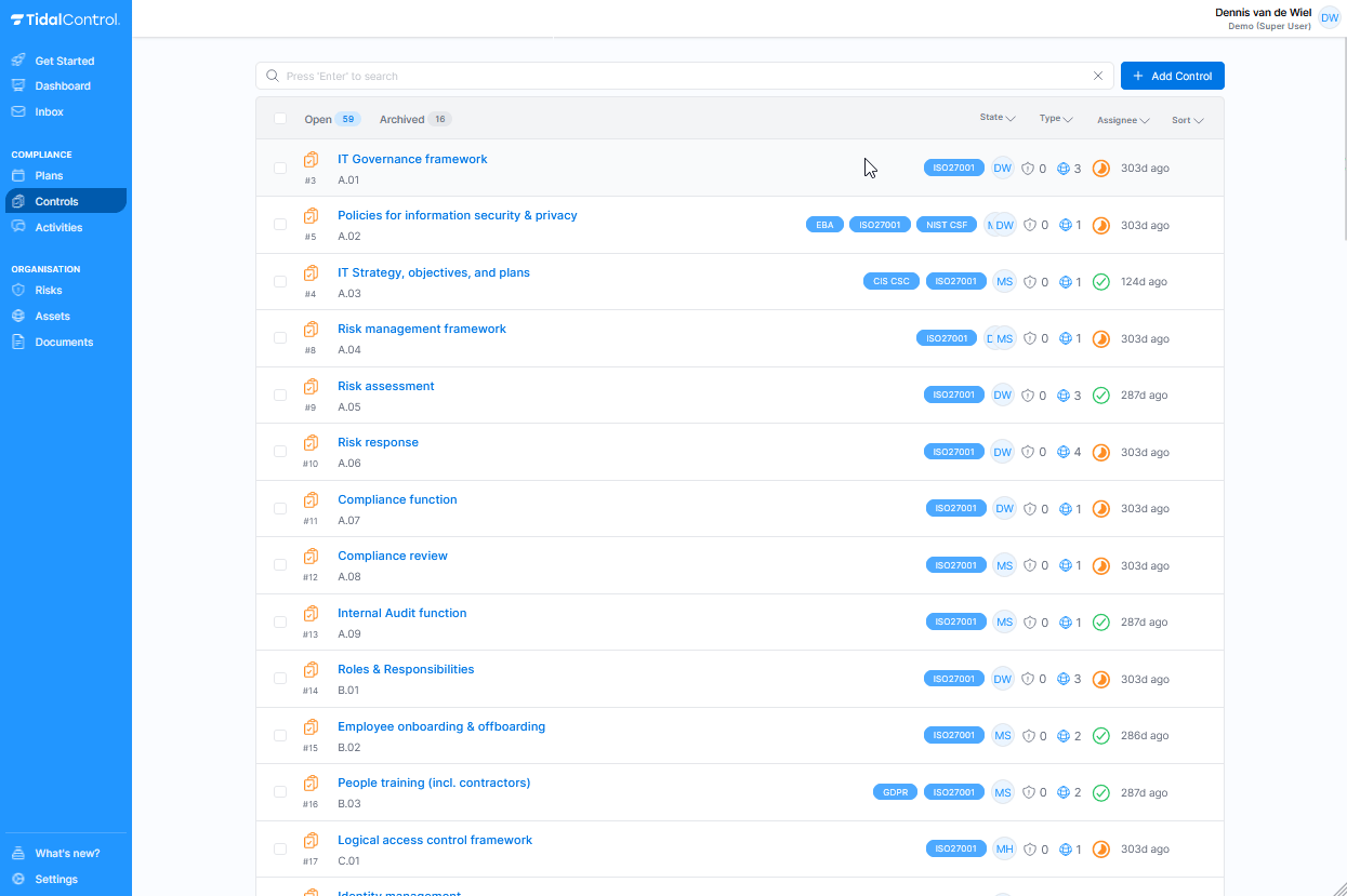 Framework referenties functie