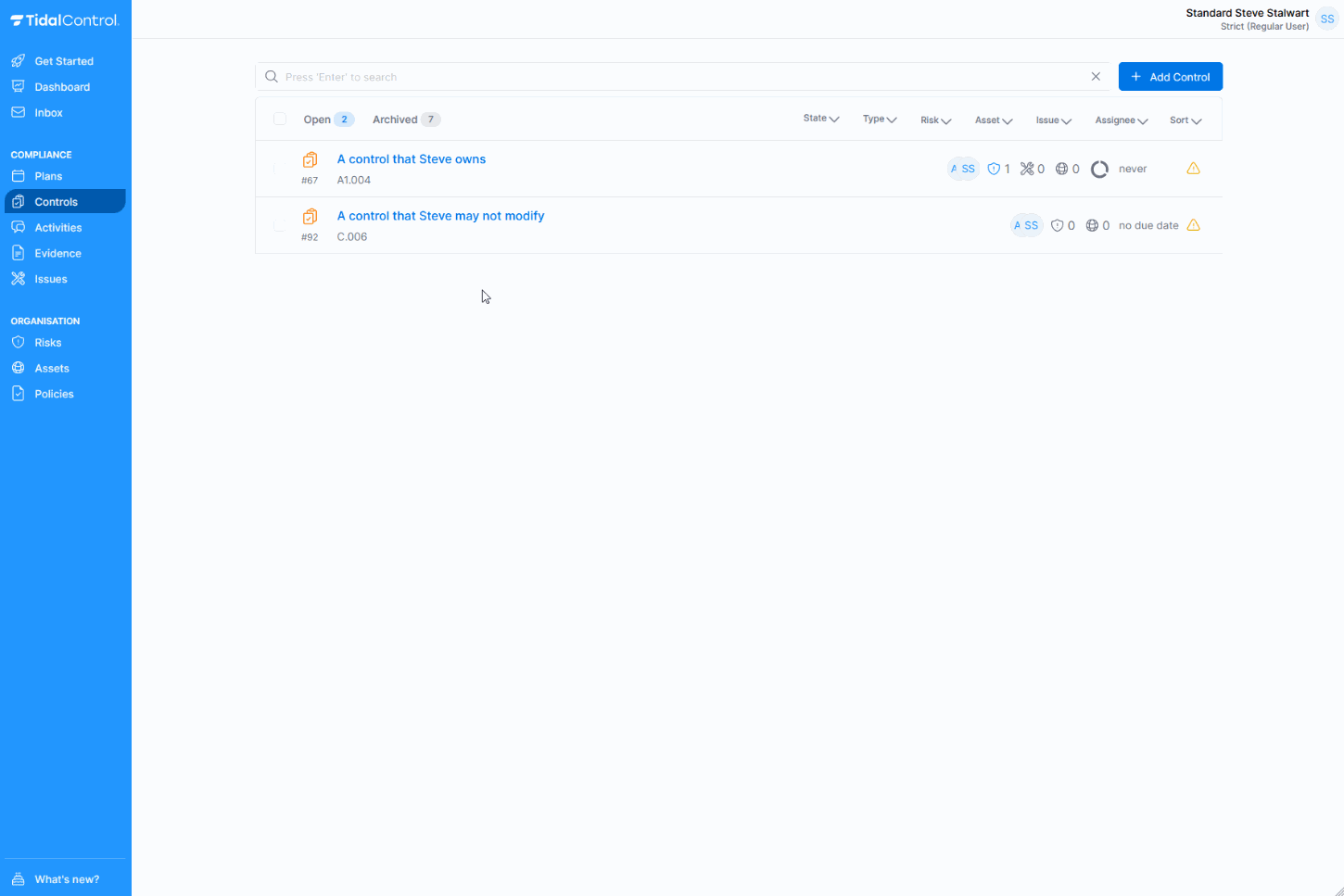 Strikte modus configuratie