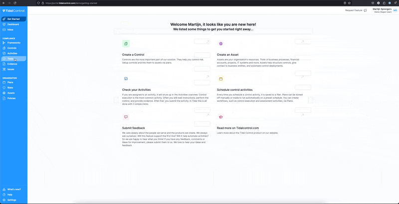 Geautomatiseerde test interface