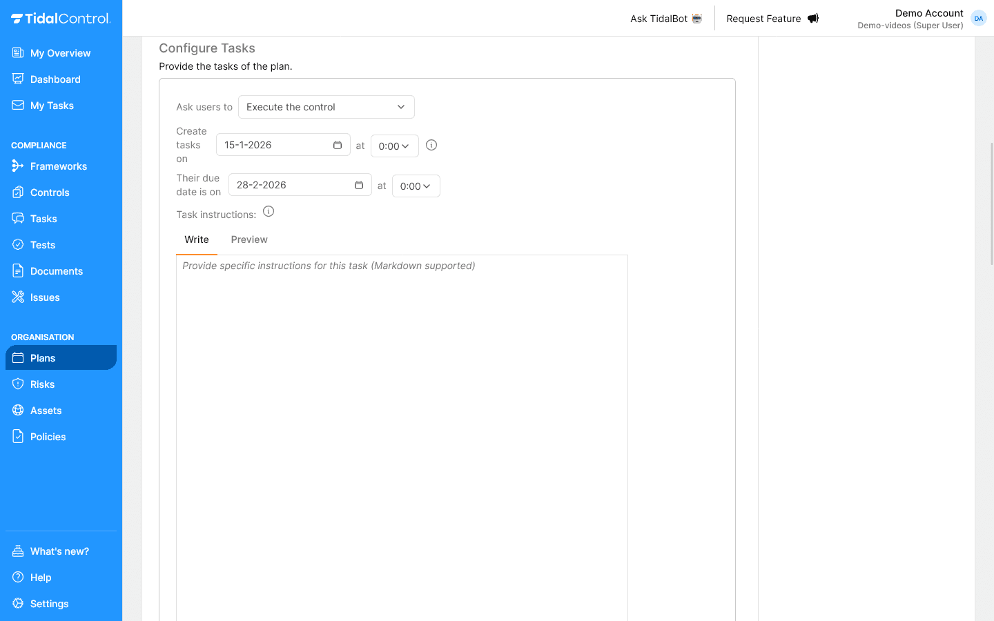 Workflow configuratie