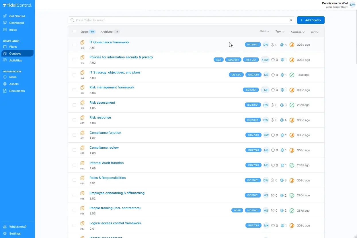 Framework referenties functie