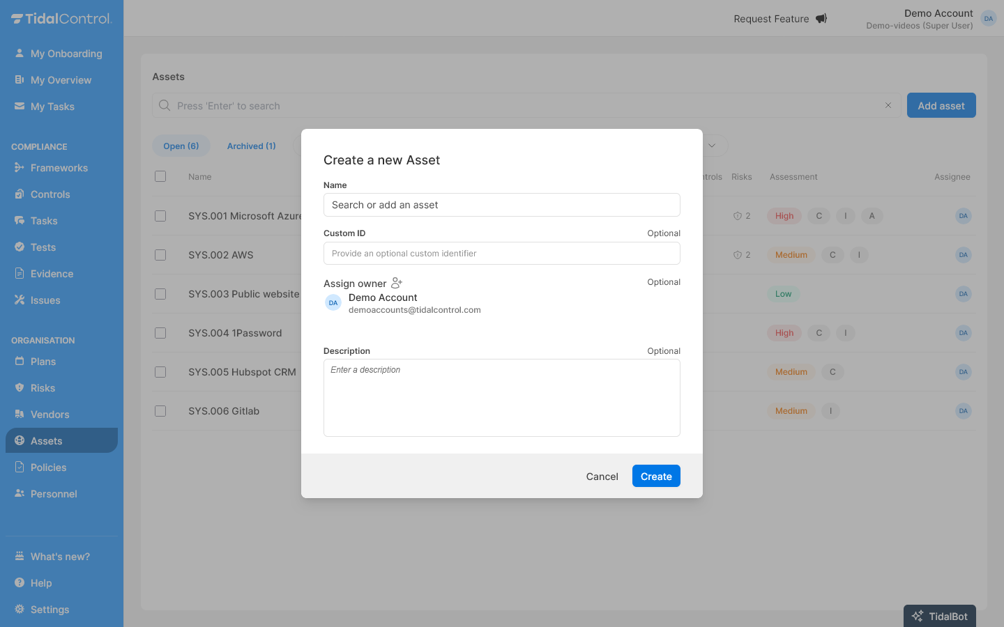 Add asset
